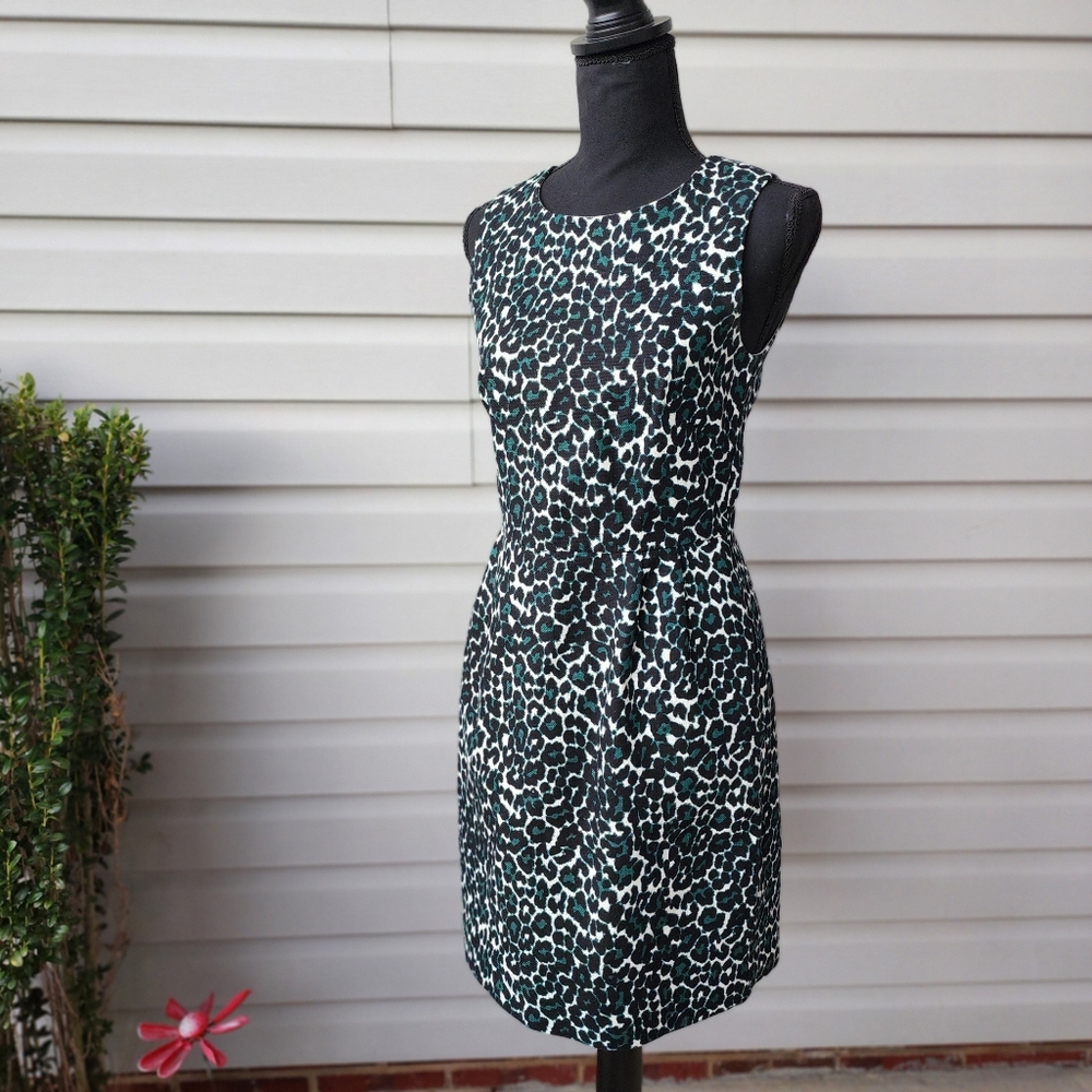 J Crew Leopard Print Dress